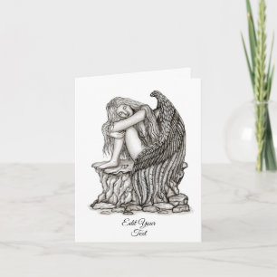 Carte Un ange endormi sur la pierre