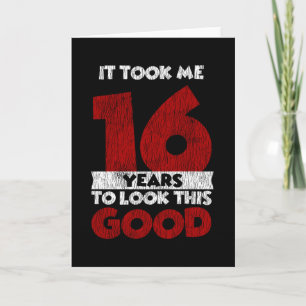 Carte Un Anniversaire de 16 ans m'a fait bonne apparence