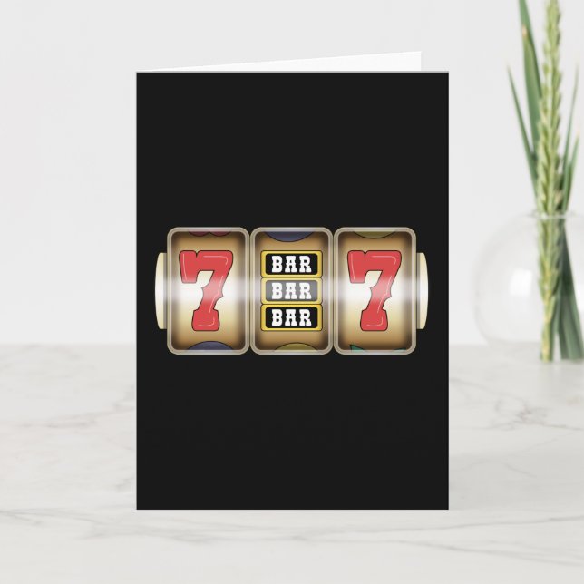 Carte Un Arm Bandit Machine à fente Casino Roulette (Devant)