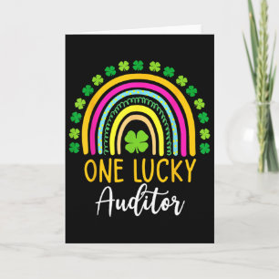 Carte Un Auditeur Chanceux Shamrocks de la Saint-Patrick