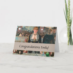 Carte Un bar aux Folies-Bergère Edouard Manet