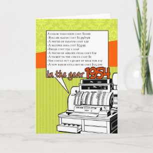 Carte Un Birthday Facts - Cost of Living en 1954