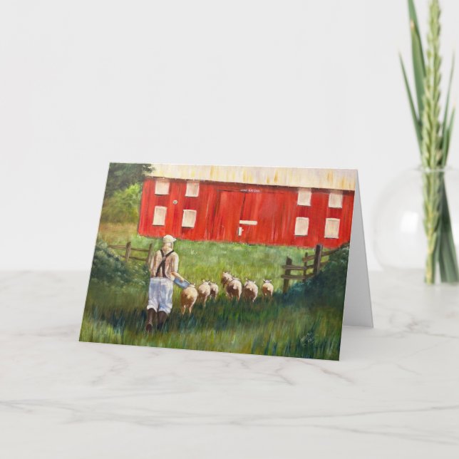 Carte Un bon berger (Devant)
