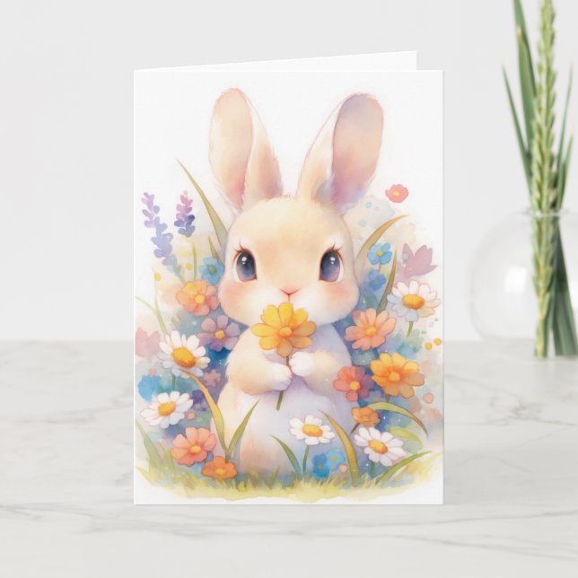 Carte Un Bouquet de Lapin (Devant)