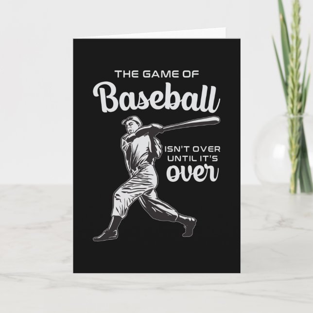 Carte Un cadeau pour les amateurs de baseball (Devant)