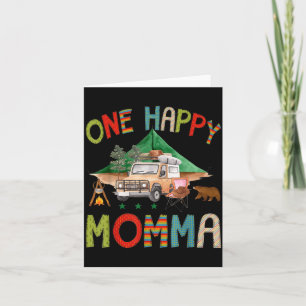 Carte Un campeur de maman heureux 1er anniversaire garço