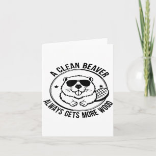 Carte Un castor propre obtient toujours plus de bois Adu