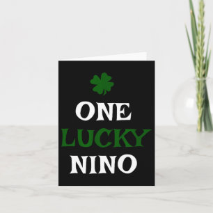 Carte Un chanceux nino jour de la saint patrick drôle ir