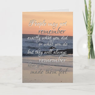 Carte Un collègue de famille dit adieu