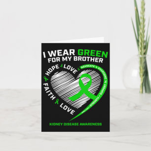 Carte Un combattant donne Frère Green Kidney
