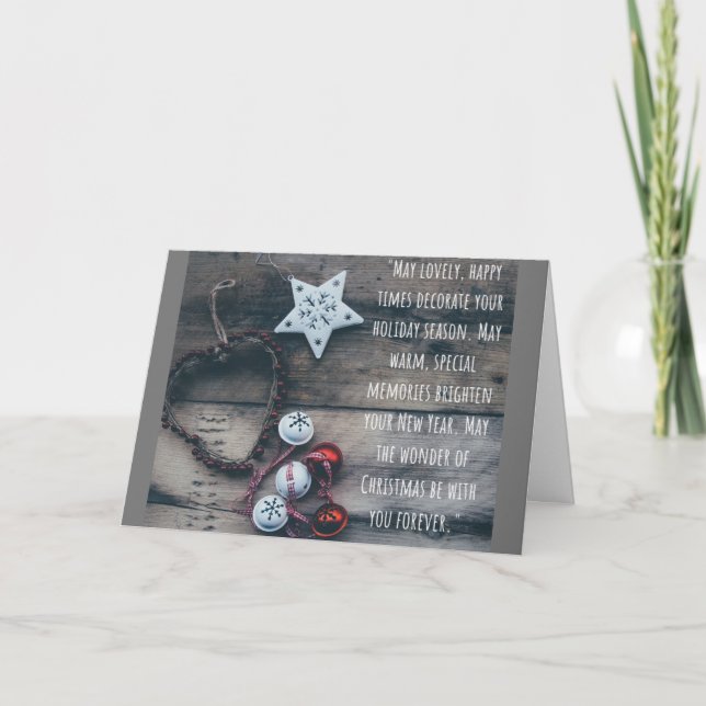 CARTE UN « CONGÉ TRÈS SPÉCIAL » EST LE VŒU POUR « VOUS » (Devant)