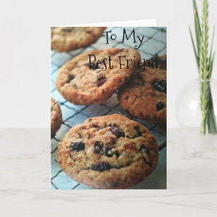 CARTE UN COOKIE INTELLIGENT *MEILLEUR AMI*-ANNIVERSAIRE