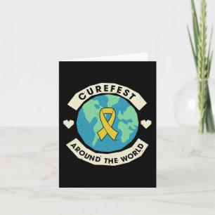 Carte Un Curefest autour du Monde Le Cancer de l'Enfance