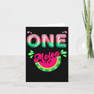 Carte Un Dans Un Melon Mère Maîtrise Anniversaire Groupe
