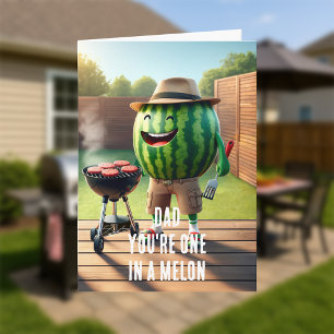 Carte Un Dans Une Fête des pères Melon Grill
