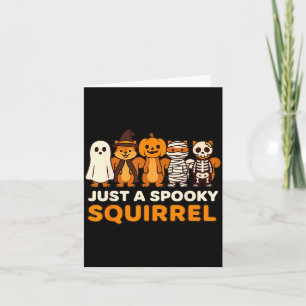 Carte Un design de dessin animé de costume d'Halloween d