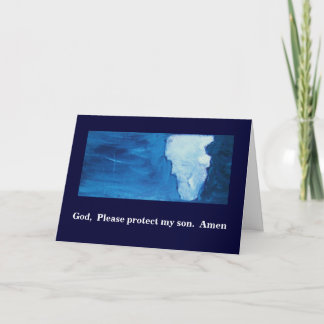CARTE UN DIEU, PROTÈGENT SVP MON FILS