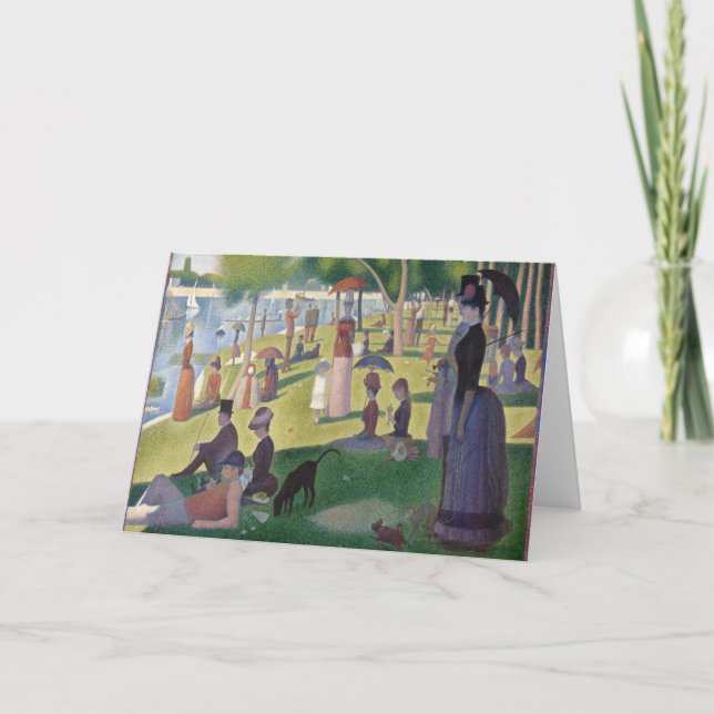 Carte Un dimanche à La Grande Jatte par Georges Seurat (Devant)