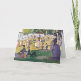Carte Un dimanche après-midi sur la La grand Jatte