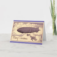 Un Dirigeable de Noël à l'ancienne