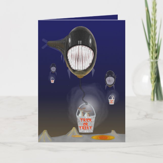 Carte Un Dragonfish Halloween (Devant)