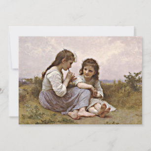 Carte Un enfant, célèbre peinture,