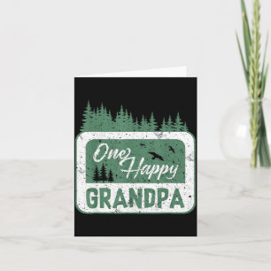 Carte Un Grand-Père Campeur Heureux 1er Anniversaire Cam