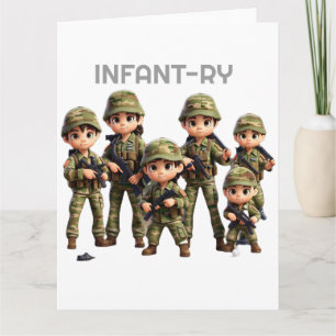 Carte Un Groupe D'Enfants En Camouflage De L'Armée Unifo