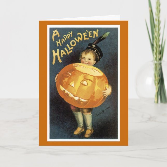 Carte Un Halloween réjouissant (Devant)