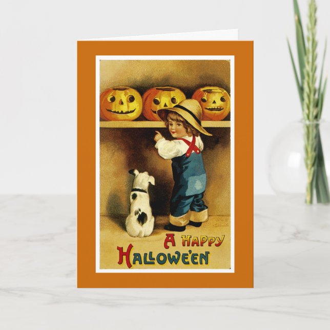 Carte Un Halloween réjouissant (Devant)