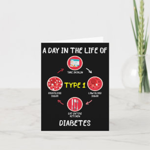 Carte Un Jour Dans La Vie De Type 1 Sensibilisation Au D