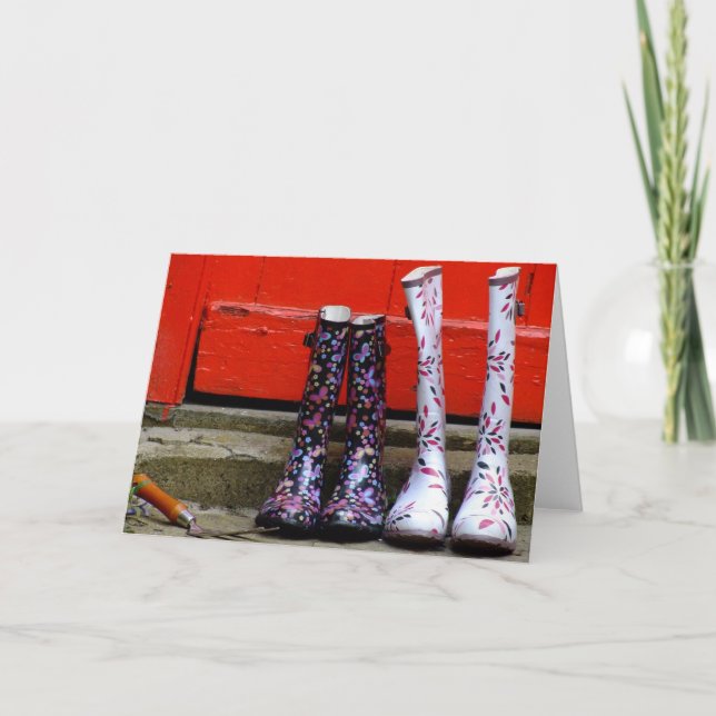 Carte Un jour dans le jardin (Devant)