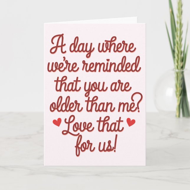 Carte Un jour où l'on nous rappelle que vous êtes plus â (Devant)