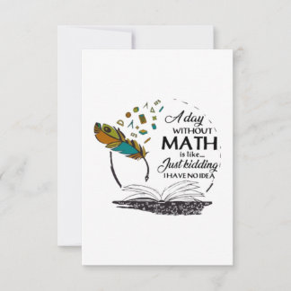 Carte Un jour sans maths
