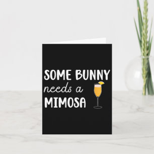Carte Un Lapin A Besoin D'Un Mimosa Hommes Drôle Femmes
