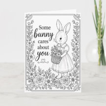 Un Lapin Se Soucies De Toi Colorie Moi