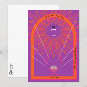 Carte Un lion en colère