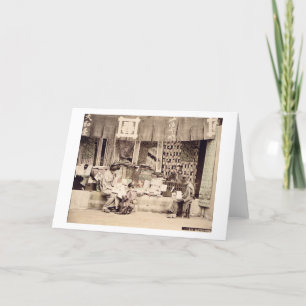 Carte Un magasin japonais de tissu, c.1890 (phot coloré