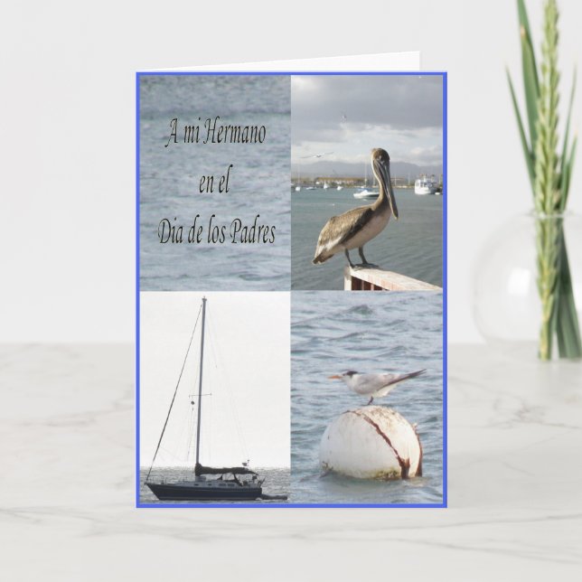 Carte Un MI Hermano en dia de los padres (Devant)