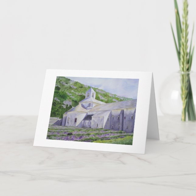 Carte Un moine au travail (Devant)