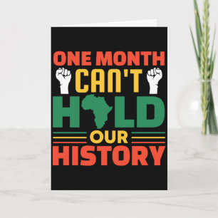 Carte Un mois ne peut contenir notre histoire Mois de l'