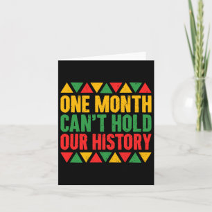 Carte Un mois ne peut pas retenir notre histoire - Afriq