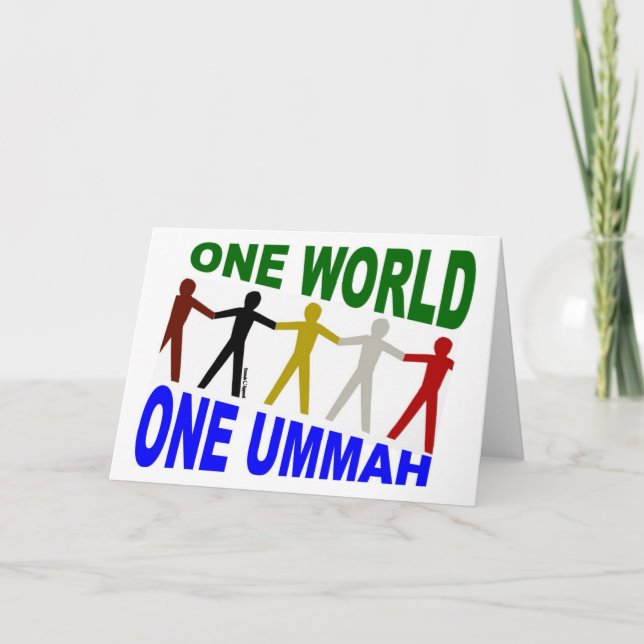 Carte Un monde un Ummah (Devant)