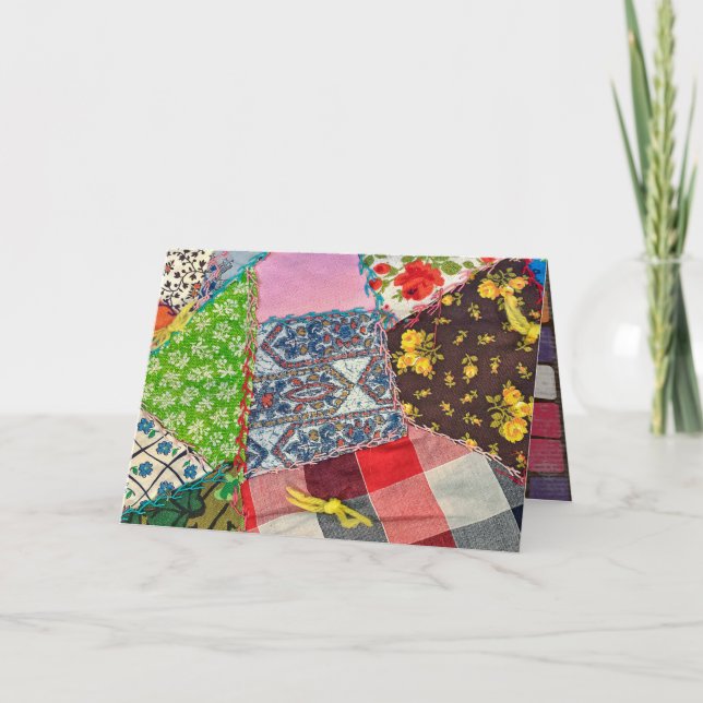 Carte un motif fou qui pense à toi (Devant)