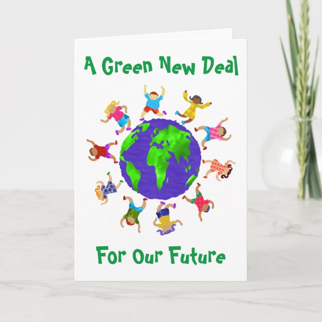 Carte Un New Deal Vert Pour Notre Avenir (Devant)