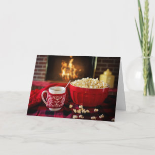 Carte Un Noël au pop-corn