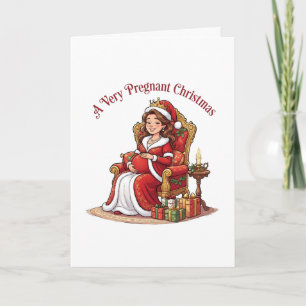 Carte Un Noël très enceinte