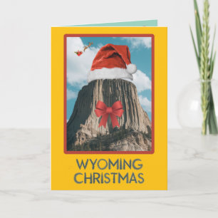 Carte Un Noël Wyoming drôle