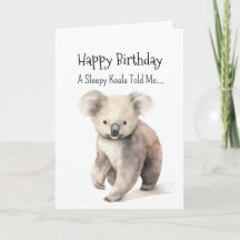 Un Ours Koala Personnalité Anniversaire Animaux am