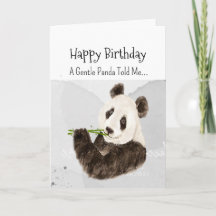 Un Panda Ours Personnalité Anniversaire Animaux Am